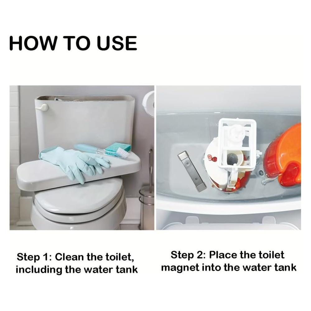 Magnetic Toilet Tank Cleaner Deodorizer Metal Material Chemical Free Long Lasting Odor Eliminator Bathroom Cleaning Accessories