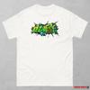 Graffiti "Rust" T-Shirt: 3D Block Lettering Streetwear Tee
