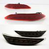 2Pcs LED rear bumper lights brake tail light reflector light rear lamp Brake warning Lamp For Honda City 2014 2015 2016