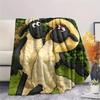 Shaun the Sheep2 Flannel Blanket, High Quality Comfortable for All Seasons, Home Decor, Warmth and Comfort