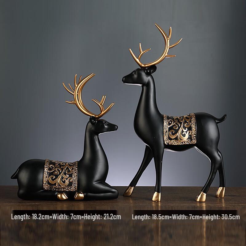 

TLAKEHO Resin Deer Figurine Ornament
