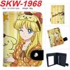 Sailor Moon Anime Print Vertikale Druckknopf-Geldbörse Luna Bunte Kartenhaltertasche Mini-Münzbörse 1 Stück