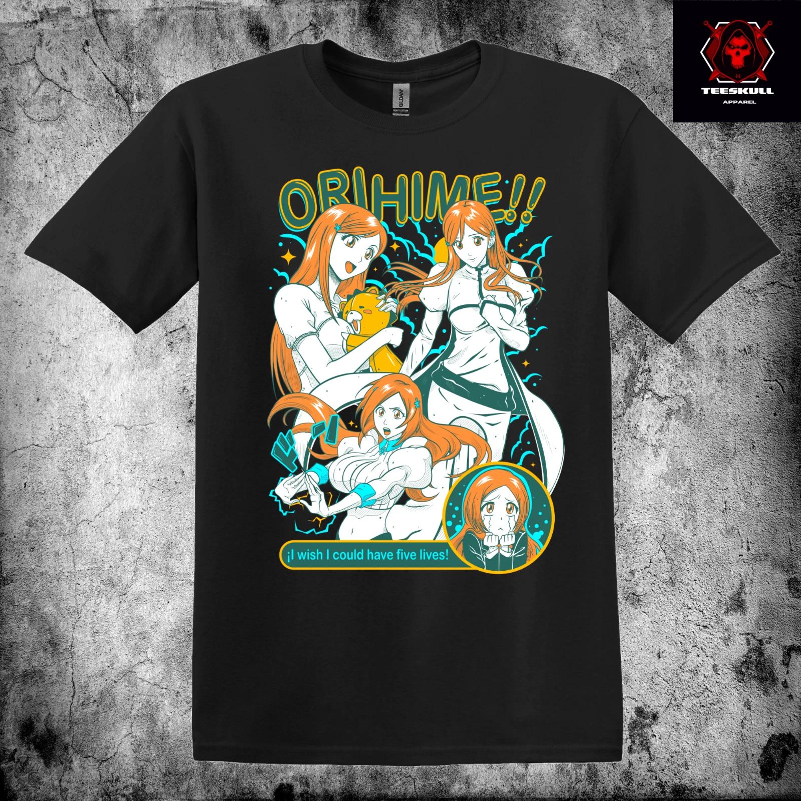 ORIHIME Bleach Anime Manga Series Character Unisex Premium T-Shirt S