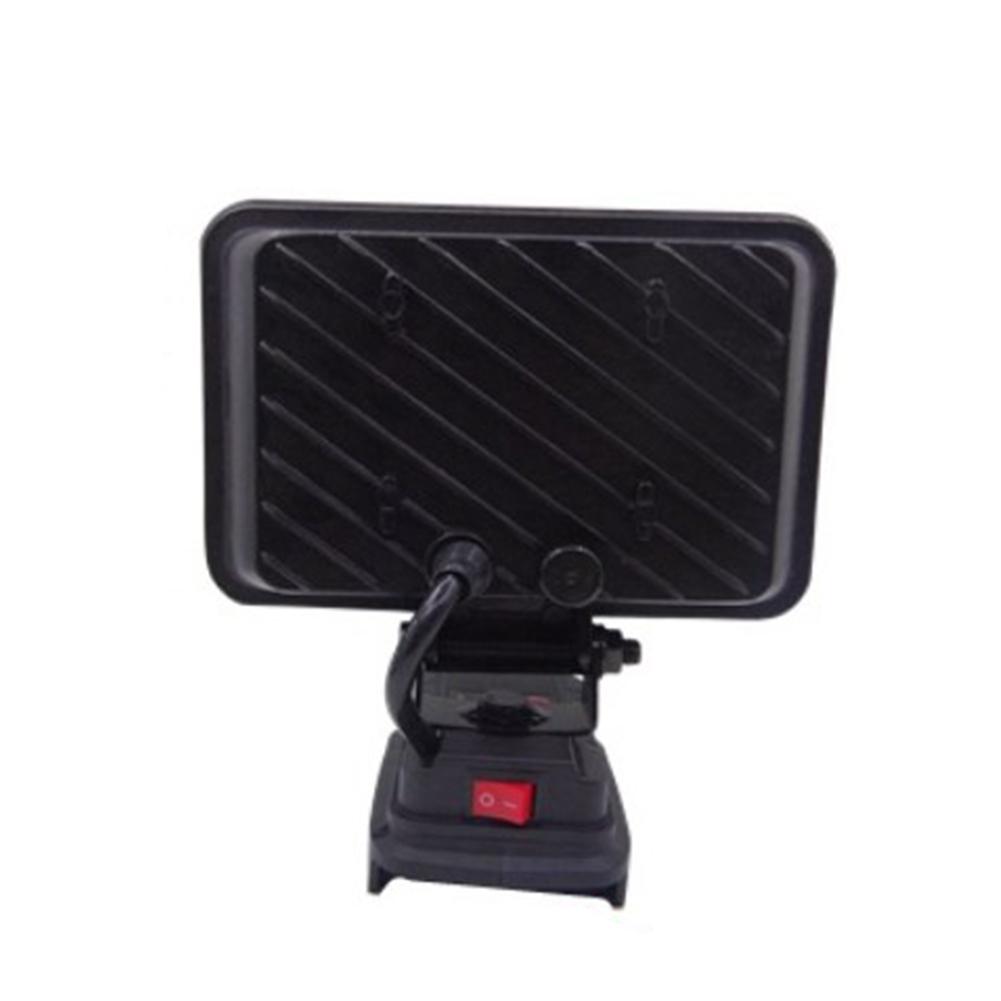 Cordless Rotatable LED Work Light Designed To Accommodate For Bosch 18V Batteries Enhances Visibility At Jobsites