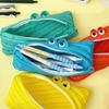 Pencil Case Multifunctional Storage Bag Smooth Zipper Large Opening Pencil Pouch for School Travel Cosmetic Glasses Stationery Organizer