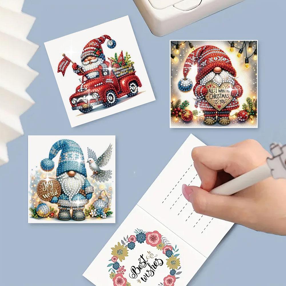 Six Diamond Art Greeting Cards Greeting Card Kit DIY 5D Card Greeting Diamond P4A4