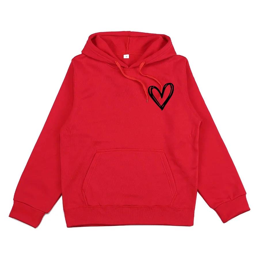 Autumn and Winter Fleece Warm Hoodie Men's Casual Top Men's and Women's Sportswear Fashionable Solid Color Daily Hoodie