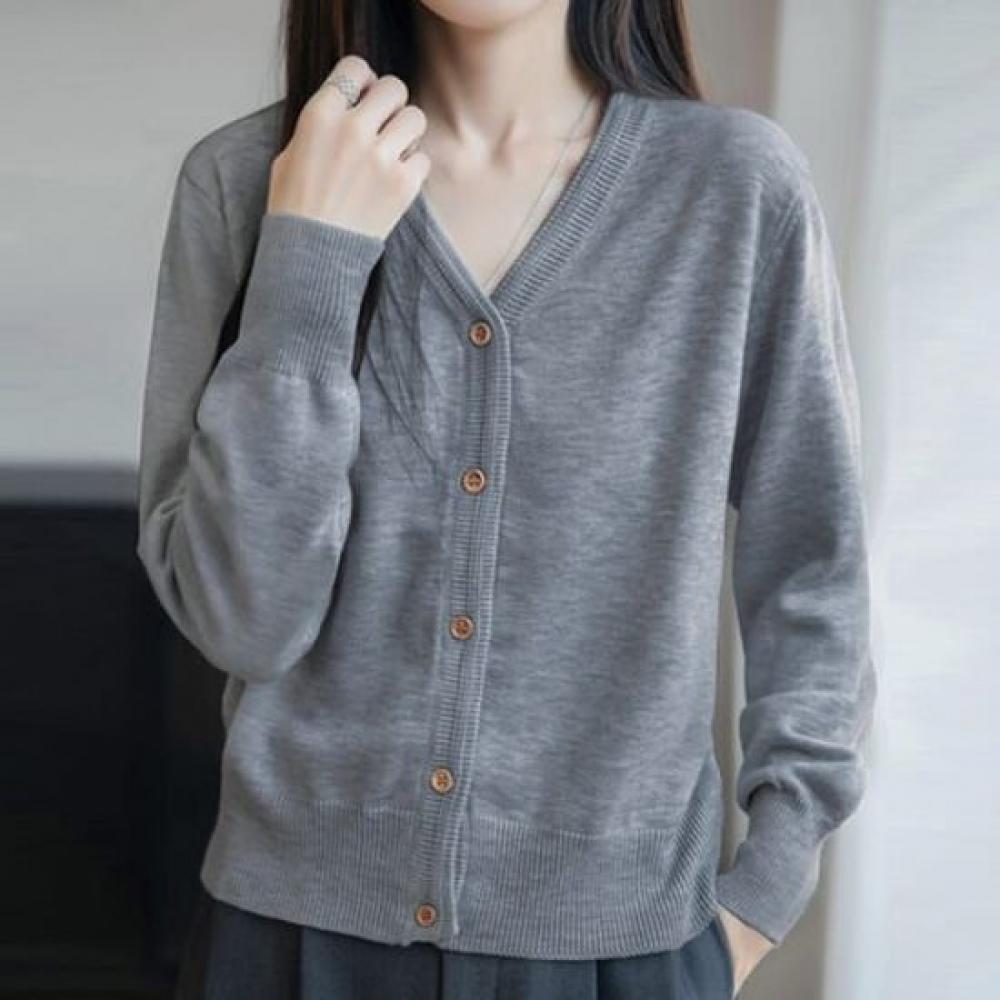 NaVaVa Soft Daily V Neck Long sleeVe Knit Cardigan Nk3184
