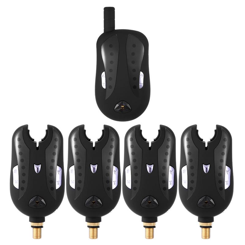 Wireless Digital Fishing Alarm Fishing Bite Alarms Set Fishing Receiver Sound Alert Kit Led Alarm Indicator with Portable Case