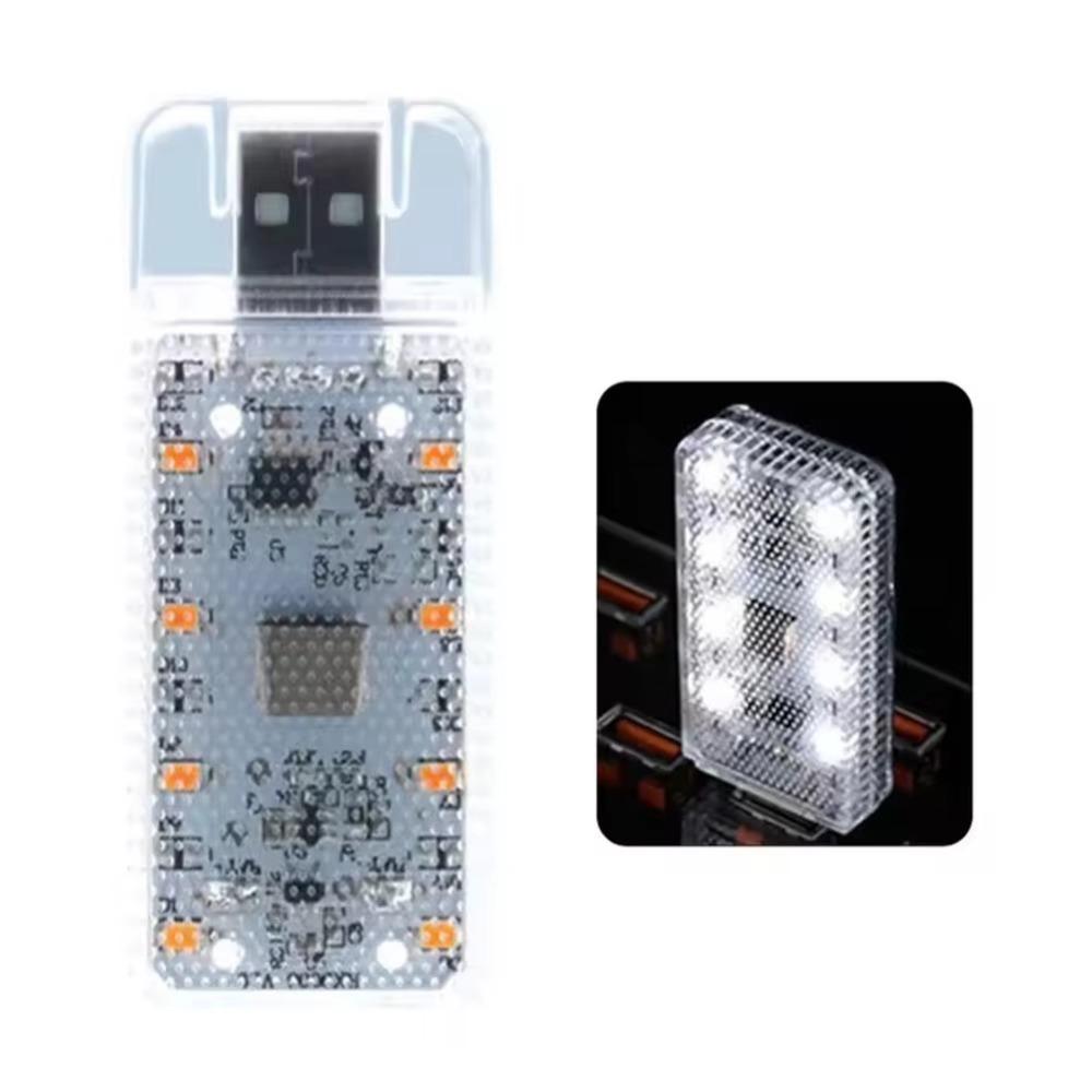 Magnetic Mount LED Car Touch Light Touch Sensor Mini Size Car Atmosphere Lamp Dimmable Light Soft Light USB Night Light