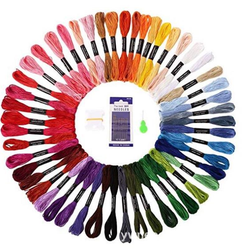 150-Color Cross Stitch Embroidery Thread Set for DIY Projects