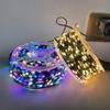 Remote Controlled Copper Wire Star Lights: Green Garland & Christmas Tree Decoration