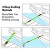 Adjustable Elastic Kayak Rod Lanyard Canoe Paddle Leashes Fishing Rod Leashes Safety Rope Carabiner Rowing Boats Accessories