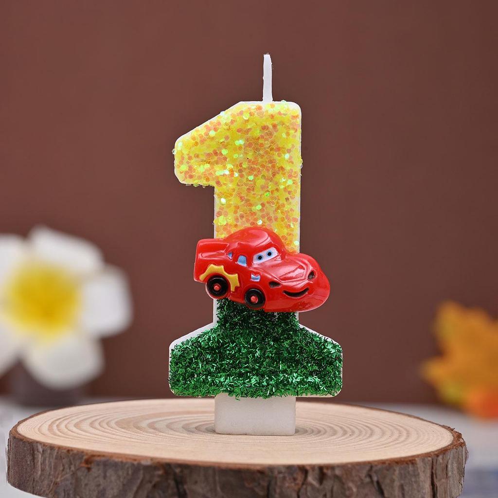 Digital Birthday Number Candle Decoration 0-9 for Cakes and Parties