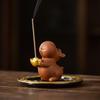 Creative Zisha Fu Ma Incense Burner for Home, Desktop, or Teahouse Decor
