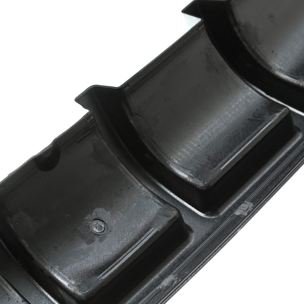 Universal Car Rear Bumper Lip Diffuser 6 Fin Shark Fin Style Car Back Bumper Spoiler Lip Splitter