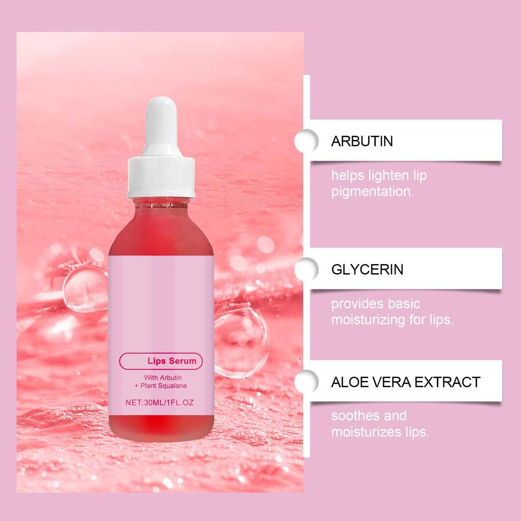 Lip Care Serum Daily Moisturizes Dry Lips And Lightens Lip Lines 30ml