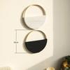 2pcs Bohemian Style Wall-mounted Decorative Frame Hand-woven Hanging Piece Suitable for Decoration In Living Rooms and Bedrooms