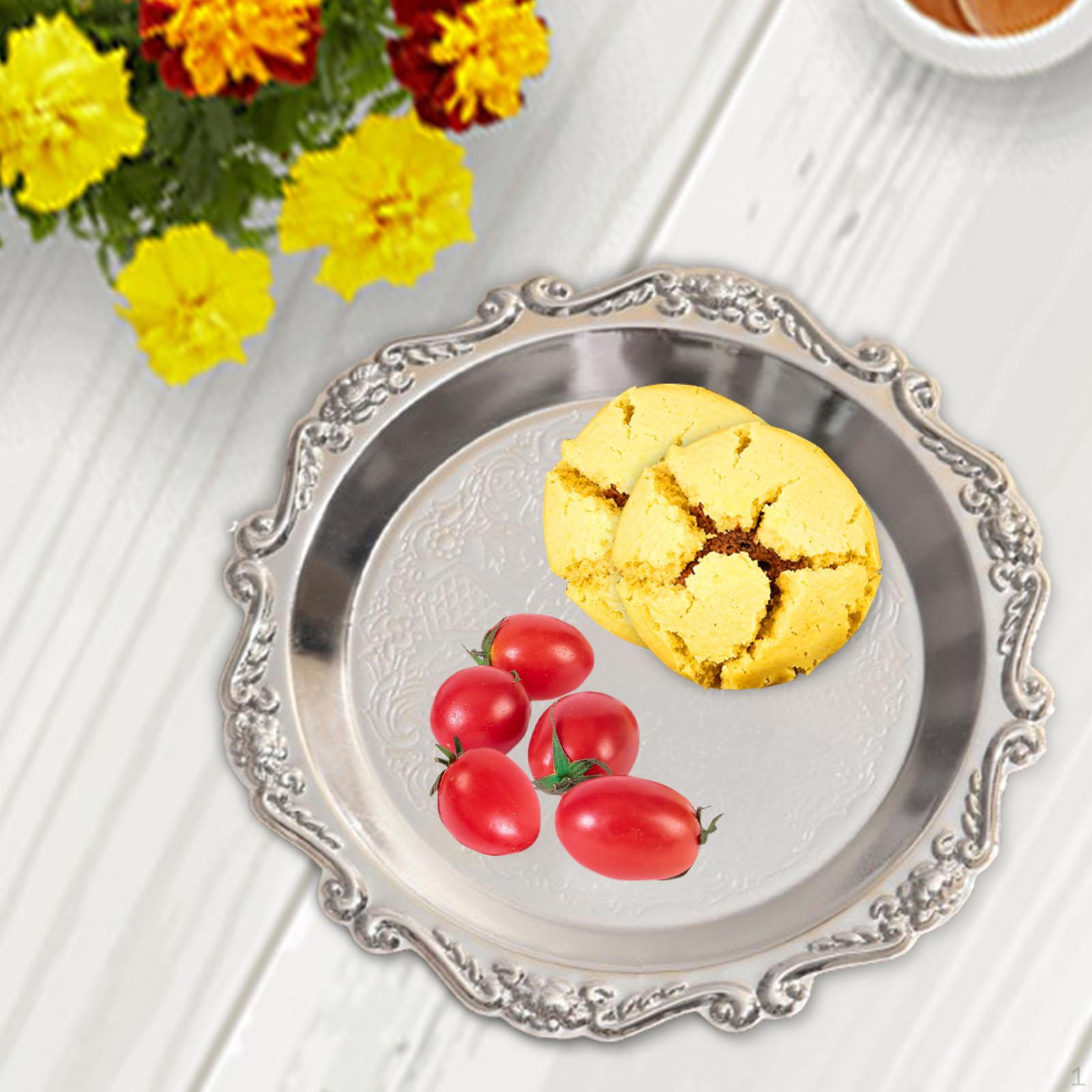 

Подставка для торта, подсвечник, поднос для послеобеденного чая, кондитерские изделия, десертное сервировочное блюдо для квартиры 20cm Argent