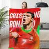 Fleece Blanket Sofa Winter Warm C-Cristiano Ronaldo Knee Bed Camping Flannel Fluffy Soft Blankets King Size Microfiber Bedding