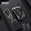 Alloy Car Key Case Cover For Hyundai Hb20 For Santa Fe Ix35 Ix45 For Accent I40 For Solaris Protector Car Accessories Interior