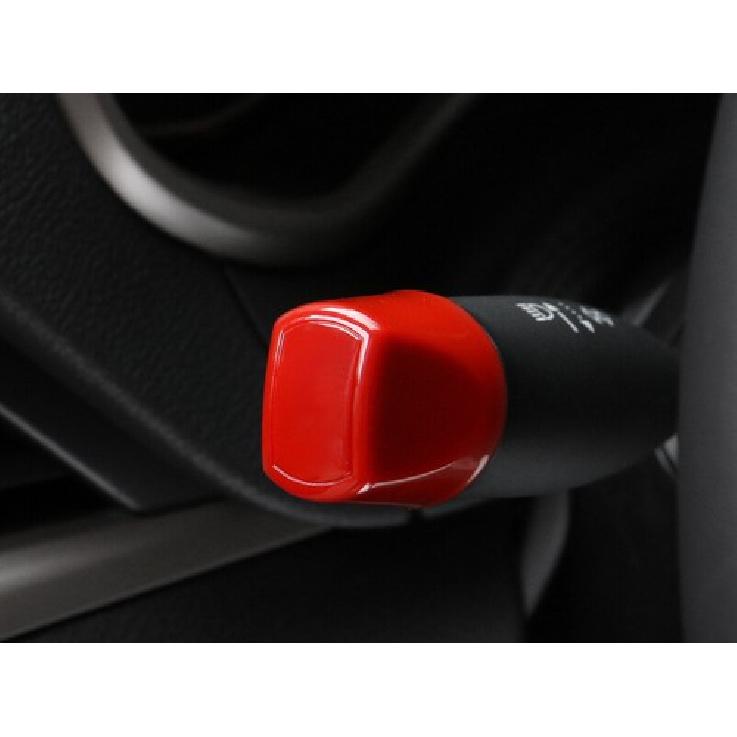 For Jeep Cherokee 2014-2022 Fiery Red Steering Wheel Control Lever Cover Trim
