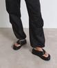 Twvp Wide Pillow Platform W-Pillow Platform Sandals Black