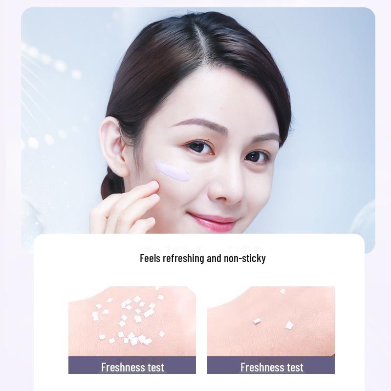 Radiant Whitening Primer: Brightens, Prevents Smudging, Lightweight & Breathable Pre-Makeup Base.