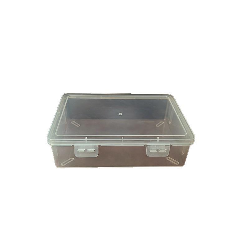 1950 Flip-top Transparent Plastic Storage Box for Bedroom Sundries, Sketch Tools & Electronic Components