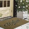 Front Door Mat Welcome Letter Print Home Decor Durable Front Entrance Floor