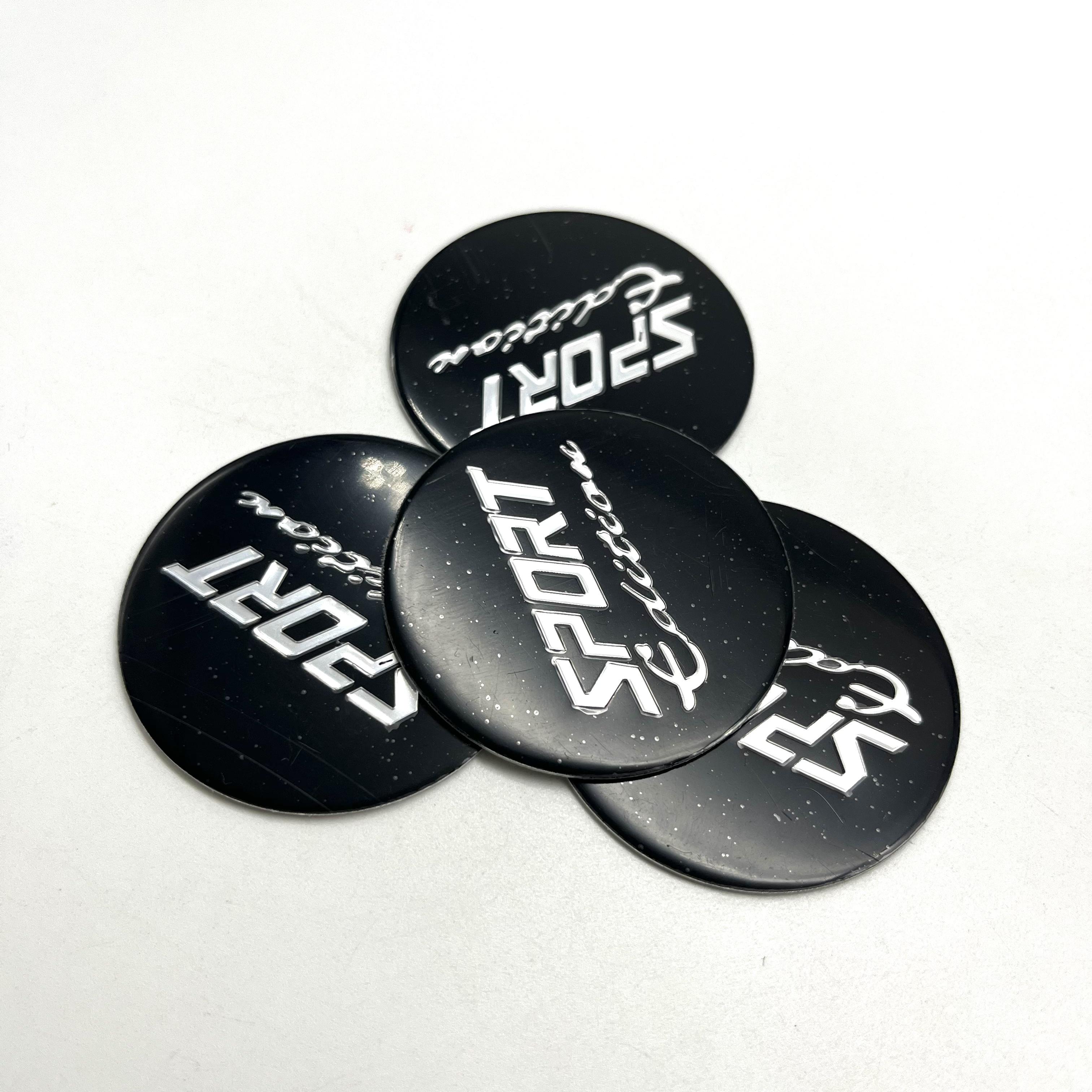 

4pcs/Lot 56mm 60mm Universal Car Wheel Center HubCap Sticker Sport Edition Badge Emblem Sticker Styling Auto Accessorie 56mm
