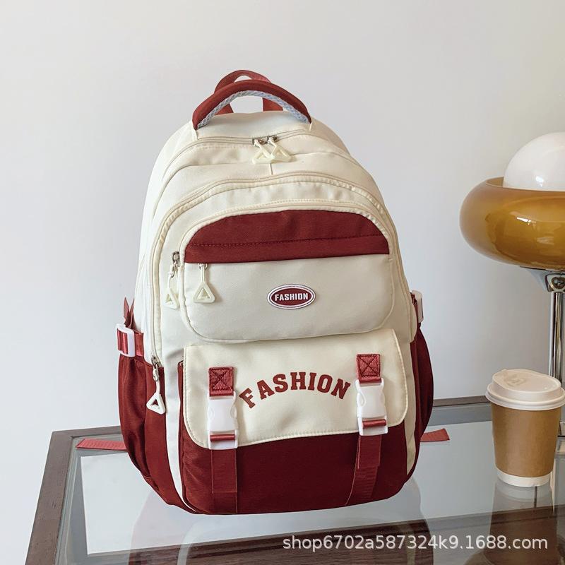 

Нишевый дизайн, студенческие школьные ранцы, классы большой вместимости, ученики начальной и средней школы, рюкзаки, высокоценные, для отдыха и универсальные красный