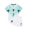 27 Portugal Away Green No. 7 National Team Football Jersey Children'S Clothing Adult Set Size 14-3Xl