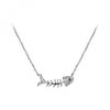 Korean Style Fishbone Clavicle Chain for Women, Chic Minimalist Trendy Necklace, Fashion Jewelry for Students