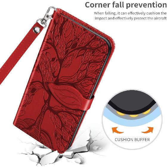 

Compatible with iPhone 15 Pro Max Wallet Case, iPhone 15 Pro Max Case with Card Holder Kickstand Magnetic Wrist Strap Shockproof Leather Flip Case iPhone 15 Pro Max синий