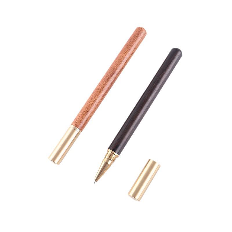 Rosewood Signature Sandalwood Ballpoint Pen with Brass & Laser Logo