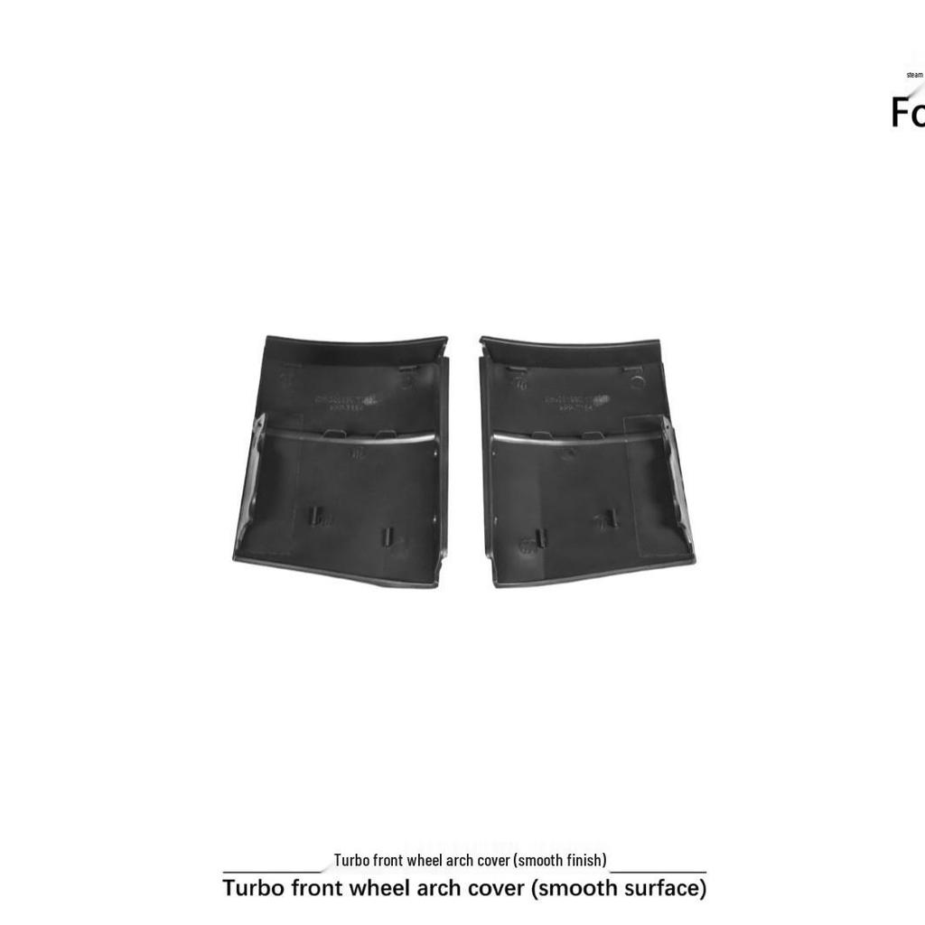 Glossy & Painted Front Wheel Arch Covers for 2018-2023 Cayenne 9Y0 Turbo Models.