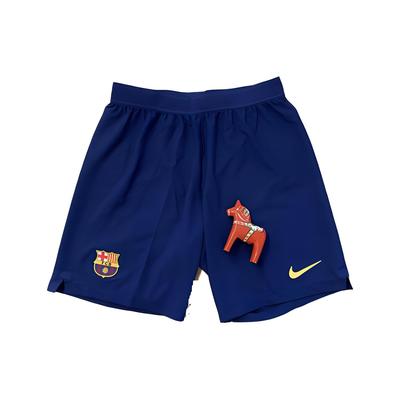 Logo Tiermuster Barcelona Player Edition Sommer Elastischer Bund Sportshorts Herren Shorts Blau AJ5285-455