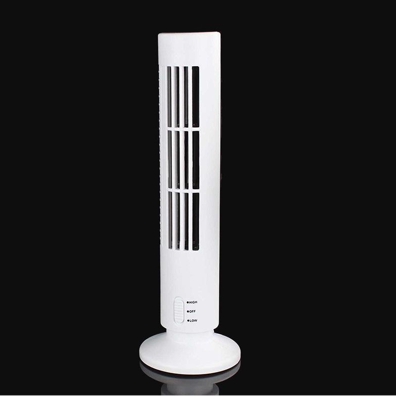 Mini Tower Fan Usb Leafless Fan Tower Electric Fan Vertical Air Conditioning Fan Handheld Fan Gift
