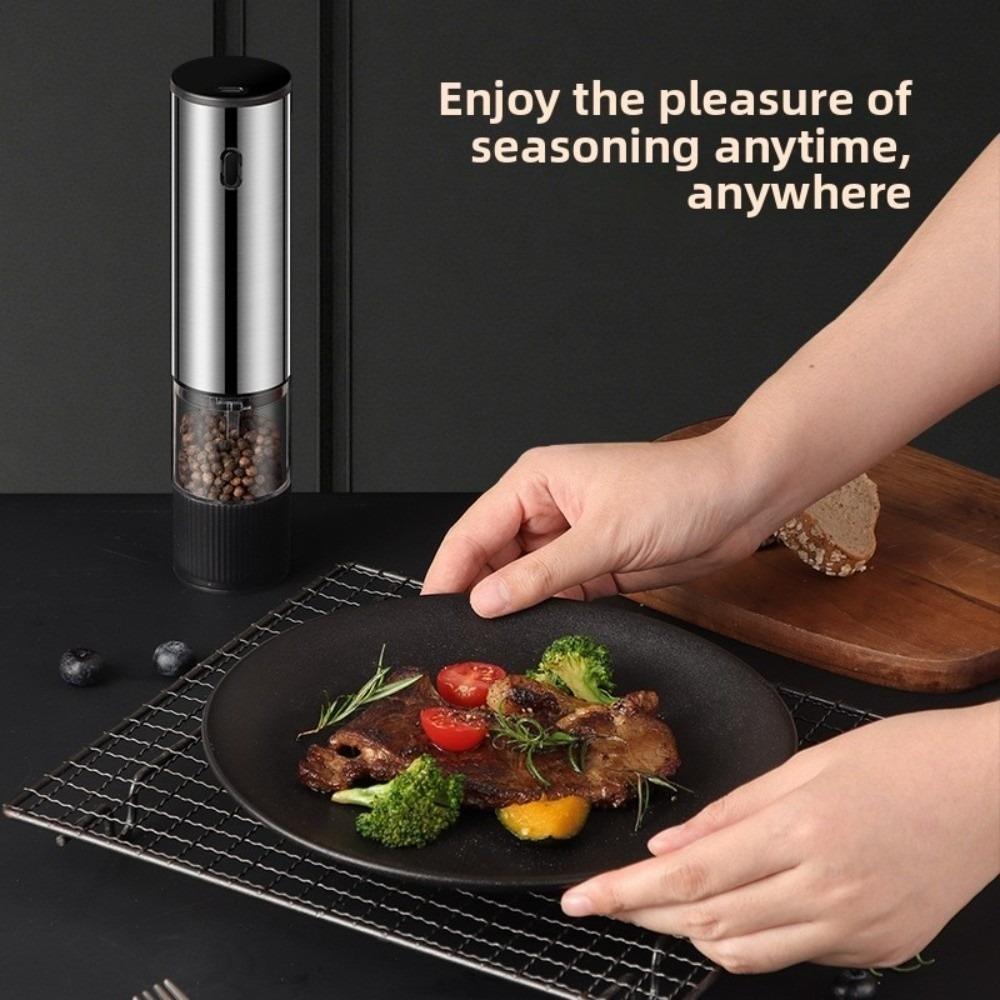 Ceramic Core Automatic  Spices Grinder Adjustable Coarseness Spice Mill  Kitchen Tool