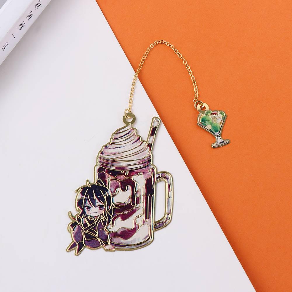of Demonic Metal Pendant Pagination Mark Mo Dao Zu Shi Bookmark Book Markers Hollow Bookmark