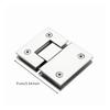 Frameless Glass Shower Door Hinge Rust-Resistant with Clamp