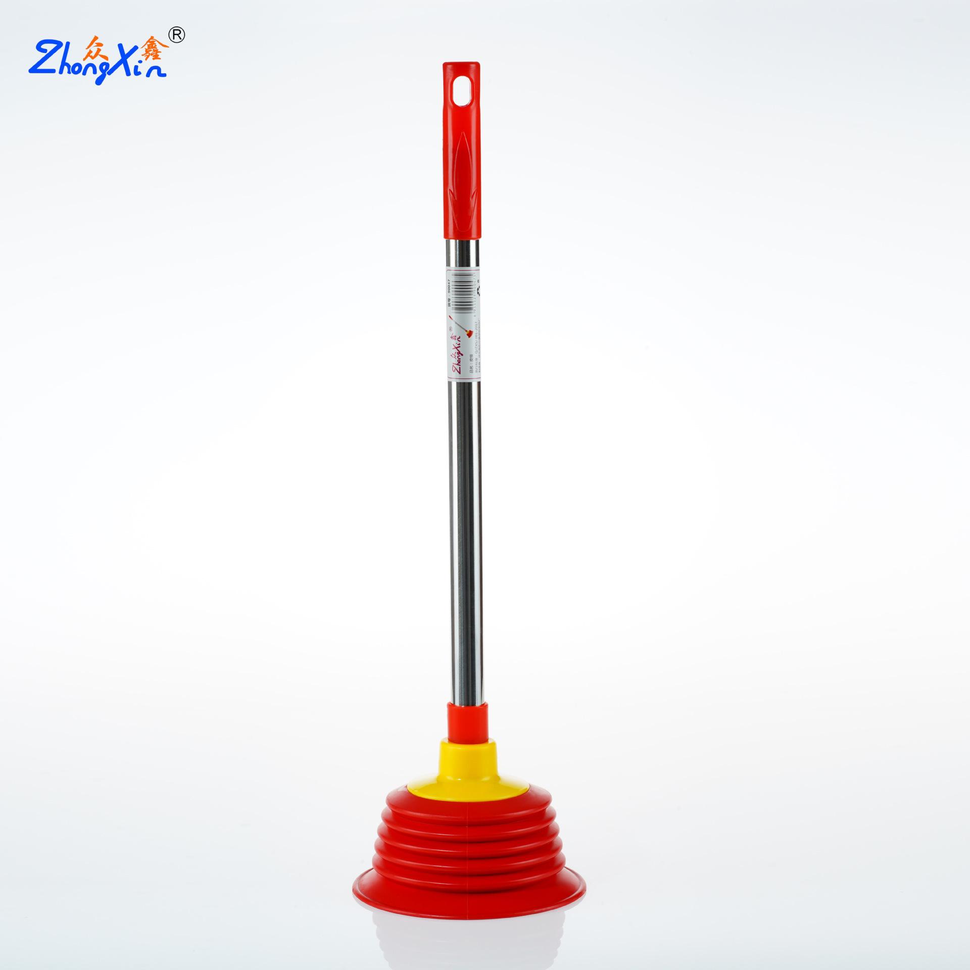 Large Water-Absorbing Toilet Plunger and Drain Unclogger красный