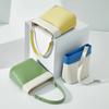 Genuine Leather Bucket Bag Crossbody Shoulder Women Casual Chic Mini Large Size With Contrast Color Design