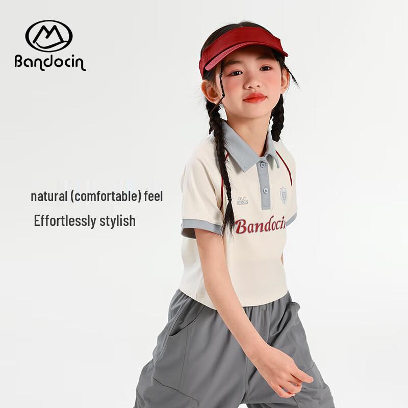 Летняя спортивная рубашка-поло для девочек Ban Du Xian 2025 120