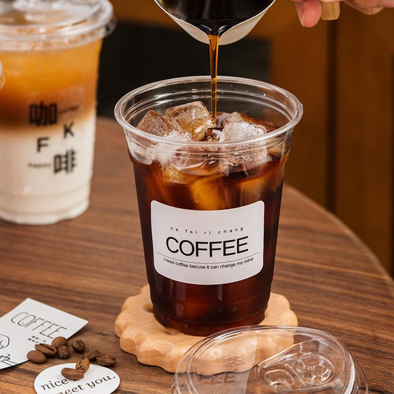 Kawaii Wasserflasche für Kaffee Saft Milch Tee Niedliche Kaffeetassen mit Deckel Tragbar Wiederverwendbar Trinkflasche BPA-frei