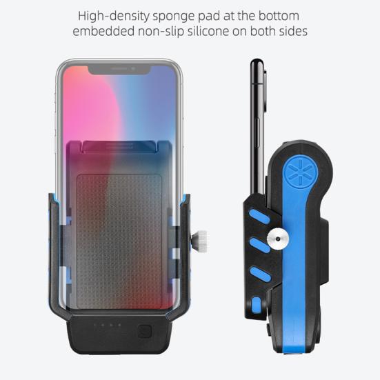 4-in-1 Bicycle Headlight Riding Lamp Light Phone Holder Horn Charging Power Bank