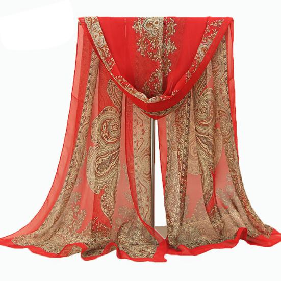 Women Fashion Long Leopard Shawl Scarf Wrap Lady Chiffon Wrap Stole Gift