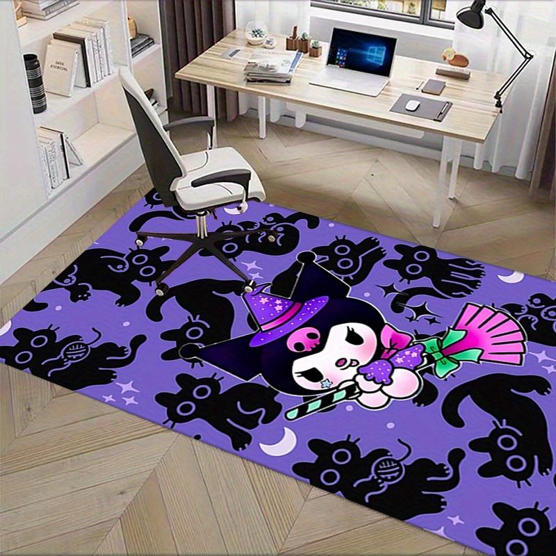 Office Rug Witch, Cats Anti-Slip Rug, Machine Washable for Living Room, Bedroom, Office, Multiple Sizes, Bedroom Mat, Decorative Mat, Durable Mat, Liv