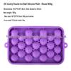 Disponibile Vassoio per Cubetti di Ghiaccio Sferici in Silicone a 25 Scomparti con Coperchio, Stampo Rotondo Facile da Sformare per Infusioni di Frutta